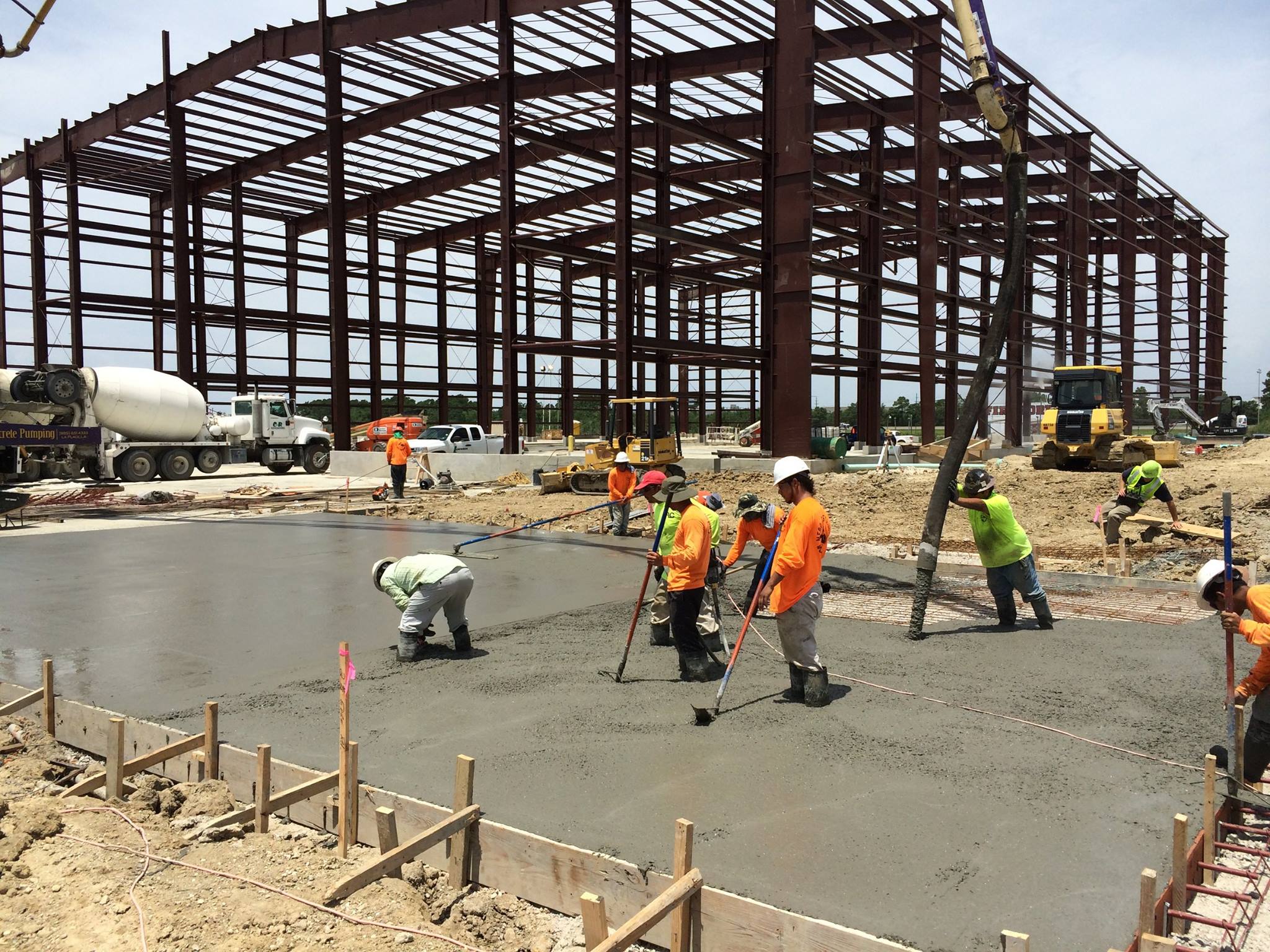 Industrial Slab Pour